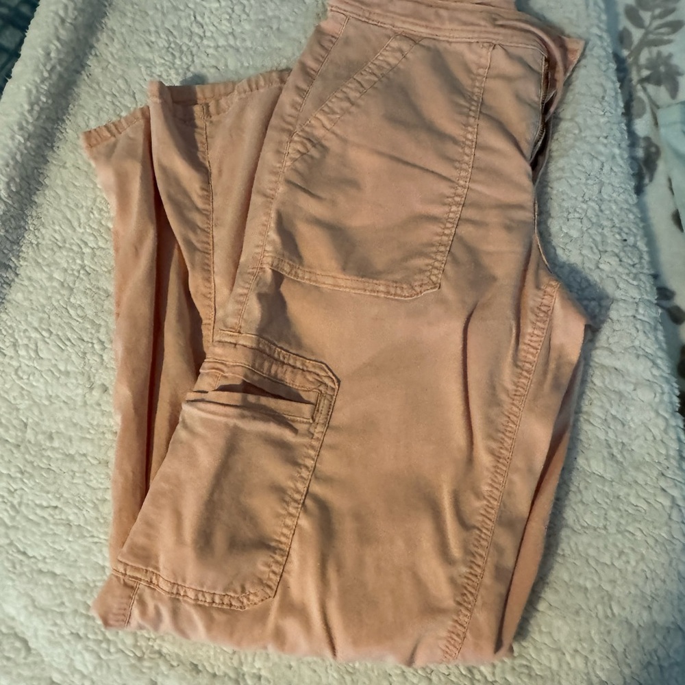 AMERICAN EAGLE DREAMY DRAPE WIDE LEG SIZE 2 color light peach